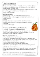 Vorschau - Mal- und Bastelvorlagen - Kürbis – Zufallskunst nach Gerhard Richter - Kunst im Herbst - Seite 1