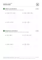 Vorschau - Klassenarbeiten - Schularbeit Rationale Zahlen 3. Klasse MS/AHS - Seite 2