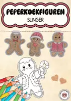 Voorbeeld - Afbeeldingskaarten - Peperkoekfiguren slinger knutselen: Kerst-kleurproject voor de klas - Voorblad