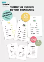 Vorschau - Poster - Poster zur Konjugation der Verben im Französischen - Deckblatt