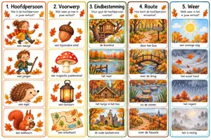 Voorbeeld - Herfst verhaal kleuters - Voorblad