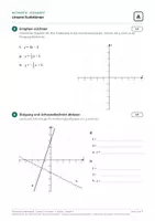 Vorschau - Klassenarbeiten - Schularbeit Lineare Funktionen 4. Klasse MS/AHS - Seite 2