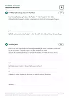 Vorschau - Klassenarbeiten - Schularbeit Lineare Funktionen 4. Klasse MS/AHS - Seite 3