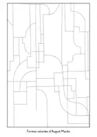 Aperçu - Matériel pour travaux manuels / dessin - Formes colorées d'August Macke : coloriage - Page de couverture