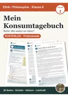 Vorschau - Stundenentwürfe - Wie wollen wir leben? Stunde 1 gratis | PP Kl. 6 - Deckblatt