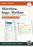 Vorschau - Stundenentwürfe - Ikarus – Ein Mythos im Wandel der Zeit: Stunde 1 gratis | Deutsch Kl. 7 - Deckblatt