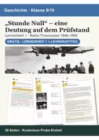 Vorschau - Stundenentwürfe - Stunde Null 1945 – Trizonesien LE 1 gratis - Deckblatt