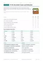 Vorschau - Test - Essen und Einkaufen, Klassenarbeit, Klasse 7 - Seite 3