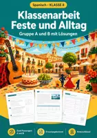 Vorschau - Test - Feste und Alltag, Klassenarbeit, Klasse 8 - Deckblatt