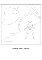 Voorbeeld - Tekenen en knutsel sjablonen - Groen van Wassily Kandinsky – kleurplaat kunst - Voorblad