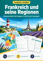 Vorschau - Test - Frankreich – Regionen, Klassenarbeit, Klasse 8 - Deckblatt