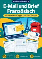 Vorschau - Test - E-Mail und Brief, Klassenarbeit, Klasse 8 - Deckblatt