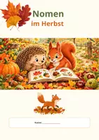 Vorschau - Arbeitsblätter - Arbeitsblätter 3-fach differenziert Herbst Nomen - Seite 1