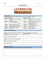 Vorschau - Arbeitsblätter - Al mercato / Einkaufen in Italien - Deckblatt