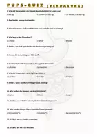 Vorschau - Arbeitsblätter - Pups Quiz (Verdauung) mit Lösungen zum Video - Deckblatt