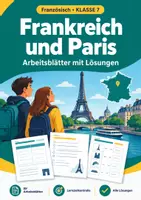 Vorschau - Arbeitsblätter - Frankreich und Paris, Arbeitsblätter, Klasse 7 - Deckblatt