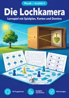 Vorschau - Arbeitsblätter - Lochkamera, Lernspiel, Klasse 6 - Deckblatt