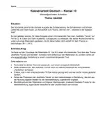 Vorschau - Klassenarbeiten - 10 Deutsch Klassenarbeit materialgestütztes Schreiben Identität - Deckblatt
