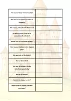 Vorschau - Arbeitsblätter - Mittelalter Fragen / Quiz zum Video - Seite 1