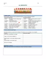 Vorschau - Arbeitsblätter - Al mercato / Einkaufen in Italien - Seite 1