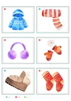Vorschau - Spiele - Winter – Bildkarten | Wortschatz Winter Schnee | 32 Karten mit Artikelpunkten in zwei Größen | Kita Grundschule | DaZ Kindergarten Klasse 1 - Seite 3