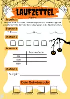 Vorschau - Arbeitsblätter - Halloween Escape - Seite 2