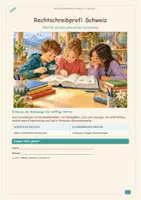 Vorschau - Arbeitsblätter - Rechtschreibprofi Schweiz: Wörter prüfen 3/4 - Deckblatt
