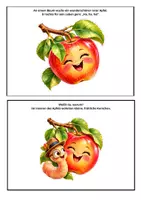 Vorschau - Bildkarten - Apfel – Bildergeschichte für Kita & Kindergarten - Seite 1