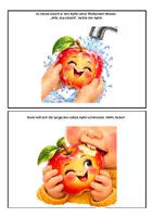 Vorschau - Bildkarten - Apfel – Bildergeschichte für Kita & Kindergarten - Seite 3