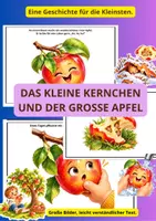 Vorschau - Bildkarten - Apfel – Bildergeschichte für Kita & Kindergarten - Deckblatt