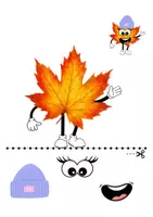 Vorschau - Arbeitsblätter - Herbst basteln – Ausschneiden & Kleben für Kita - Seite 2