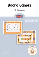 Vorschau - Spiele - HALLOWEEN│Brettspiele (Snakes and ladders, Bingo) 🇬🇧 - Deckblatt