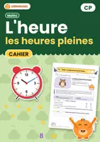 Aperçu - Feuilles d'exercices - L’heure : les heures pleines – cahier CP - Page de couverture