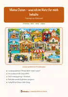 Vorschau - Mal- und Bastelvorlagen - Meine Daten – was ich im Netz für mich behalte – Lesespurgeschichte mit Rätselaufgaben (Klasse 3) - Seite 1