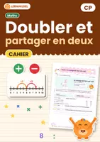 Aperçu - Feuilles d'exercices - Doubles et moitiés jusqu’à 20 – cahier CP - Page de couverture