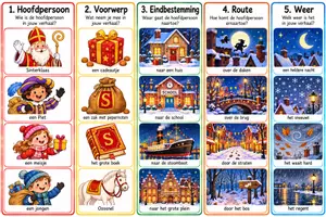 Voorbeeld - Sinterklaas Verhalenbord in Vijf Stappen - Voorblad