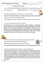 Vorschau - Arbeitsblätter - Quiz zur Garten-Reportage (mit Lösung) - Seite 2