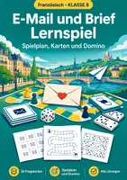 Vorschau - Arbeitsblätter - E-Mail und Brief, Lernspiel, Klasse 8 - Deckblatt
