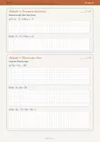 Vorschau - Klassenarbeiten - Klassenarbeiten Terme und Gleichungen Klasse 8 Mathematik – Bundle mit 3 Niveaus (Basis, Standard, Erweitert) – Gruppe A & B mit Lösungen in Mathe - Seite 3