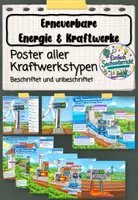 Vorschau - Unterrichtsreihen - Aufbau und Funktionsweise aller Kraftwerke - erneuerbare Energien - Deckblatt