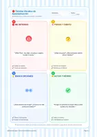 Vista previa - Refuerzo / NEE / Materiales de apoyo - Tarjetas de Autoinstrucciones y Resolución de Conflictos (Paso a Paso) - página 1