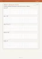 Vorschau - Klassenarbeiten - Klassenarbeit Terme und Gleichungen Klasse 8 Mathematik – Gruppe A & B mit Lösungen (PDF + Word) – Niveau Standard in Mathe - Seite 2