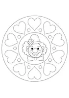 Vista previa - Manualidades / Dibujos para colorear - Carnaval: mandalas para colorear - página 1