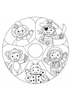 Vista previa - Manualidades / Dibujos para colorear - Carnaval: mandalas para colorear - página 2