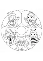 Vista previa - Manualidades / Dibujos para colorear - Carnaval: mandalas para colorear - página 3
