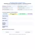 Vista previa - Para docentes: organización, planificación y formación - 📋 Registro de Coordinación Docente (Tutoría / PT / AL / Orientación) | 100% Editable en Word - página 1