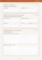 Vorschau - Klassenarbeiten - Klassenarbeit Terme und Gleichungen Klasse 8 Mathematik – Gruppe A & B mit Lösungen (PDF + Word) – Niveau Erweitert in Mathe - Seite 2