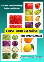 Vorschau - Spiele - Obst und Gemüse – Teil und Ganzes zuordnen | 40 Bildpaare - Deckblatt