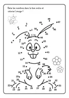Aperçu - Matériel pour travaux manuels / dessin - Lapin de Pâques à relier et à colorier - Page de couverture
