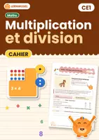 Aperçu - Feuilles d'exercices - Multiplier, diviser : tâches clés – CE1 - Page de couverture